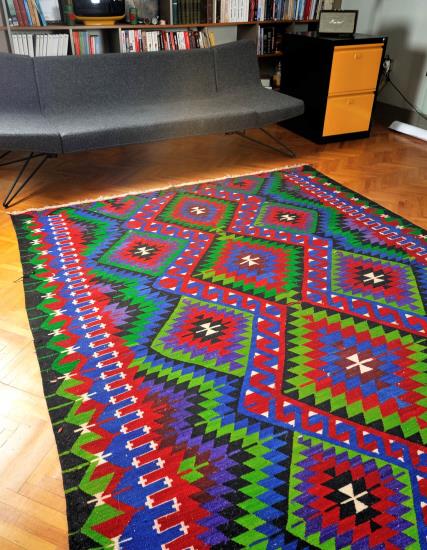 Turkish Oushak Eşme-Nomad Rug, PGI Label